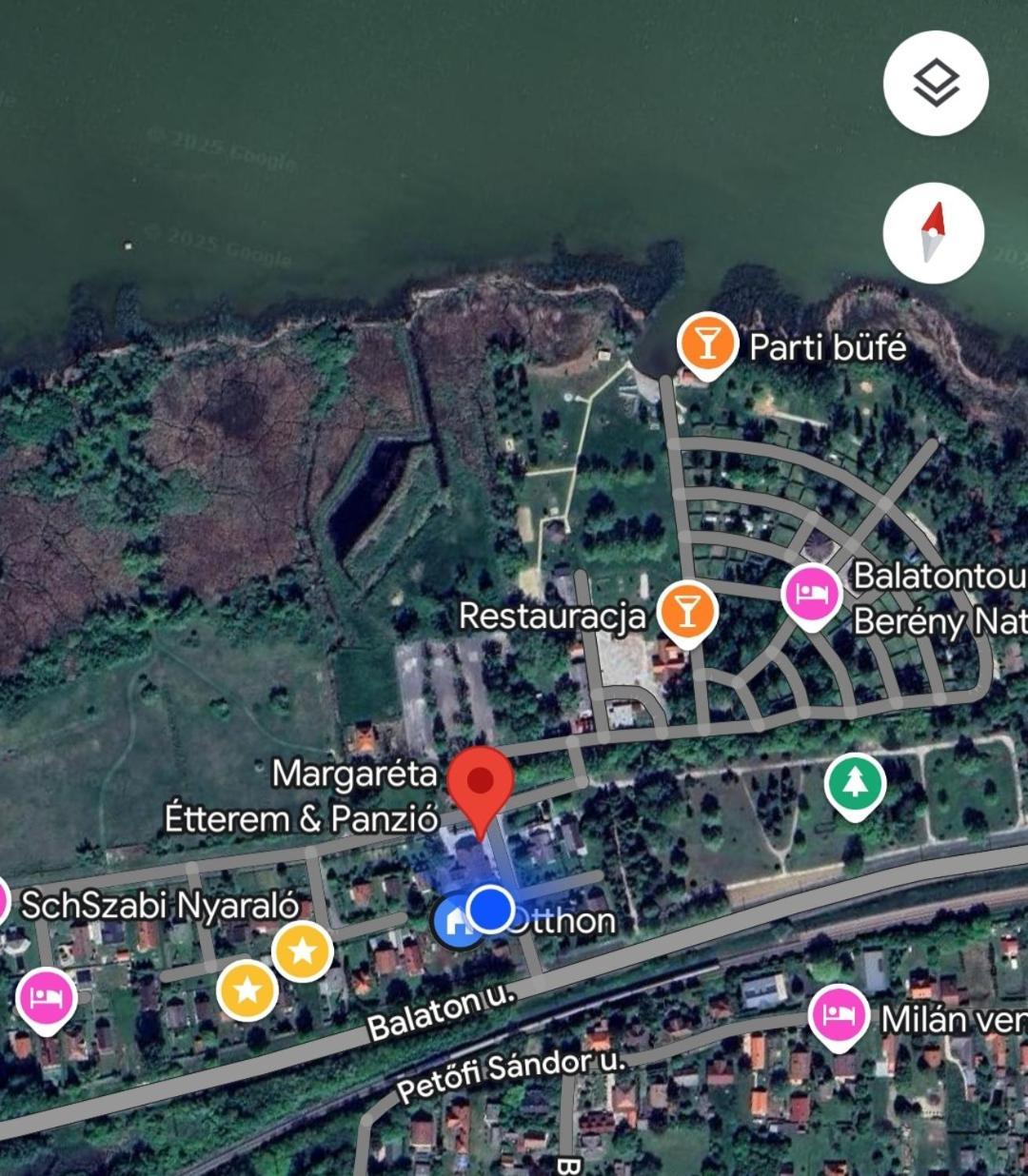 Balatonberény Margareta Etterem Es Vendeghaz Gasthaus المظهر الخارجي الصورة